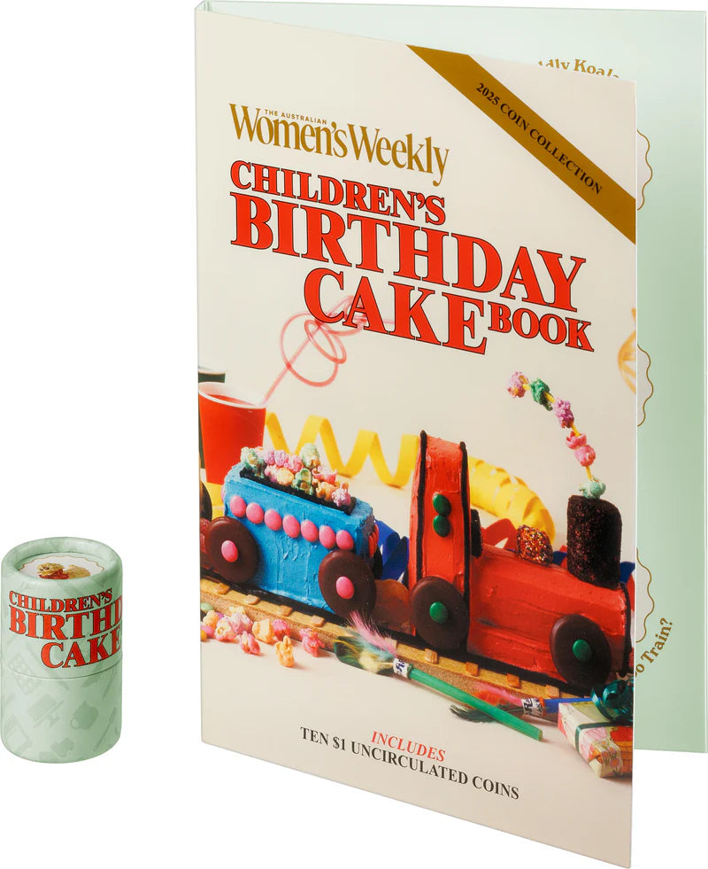 AWW Birthday Cake 2025 $1 Ten-Coin Collection *$2 Coloured Coin included AWW Birthday Cake 2025 $1 Ten-Coin Collection *$2 Coloured Coin included